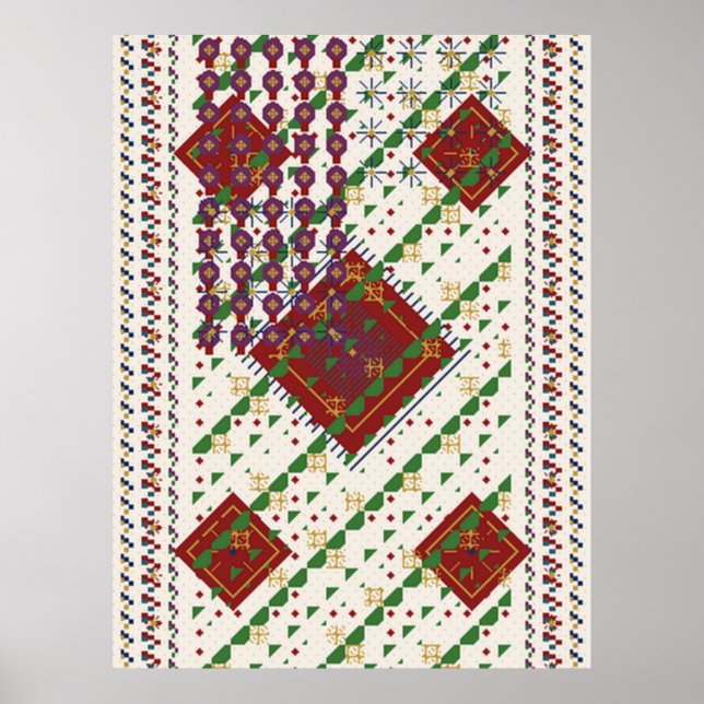 Poster Persian Carpet Pattern  (Frente)