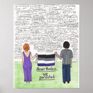 Pôster Persistemos (Asexuais) 11x14