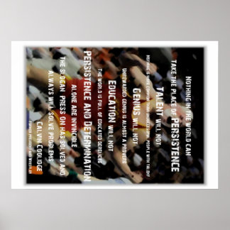 Poster Persistência - luta