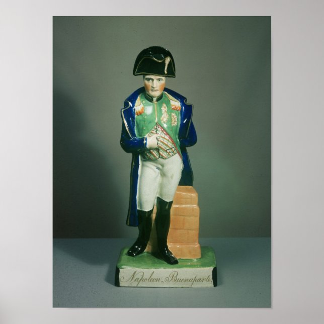Pôster Personagem de Staffordshire de Napoleão Bonaparte (Frente)