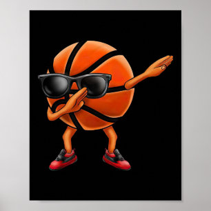Poster Personagem Legal de Dab Esboçado Jovem Esportivo D