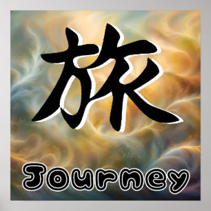 Poster Personagens Japoneses da Jornada