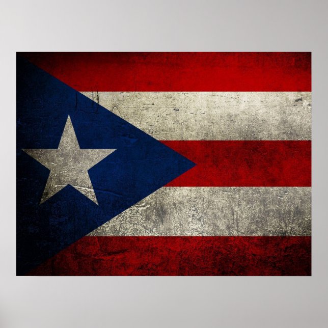 Poster Personalização da Imagem de Sinalizador Porto Rico (Frente)