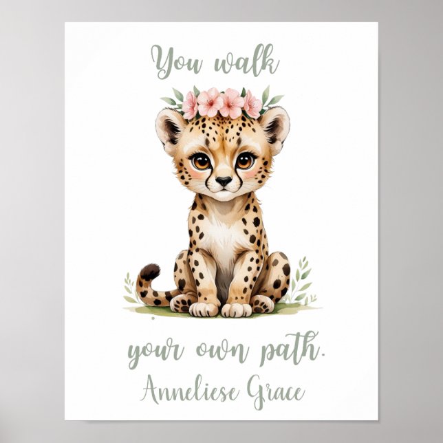 Poster Personalização do Enfermeiro da Menina Chita de Wa (Frente)