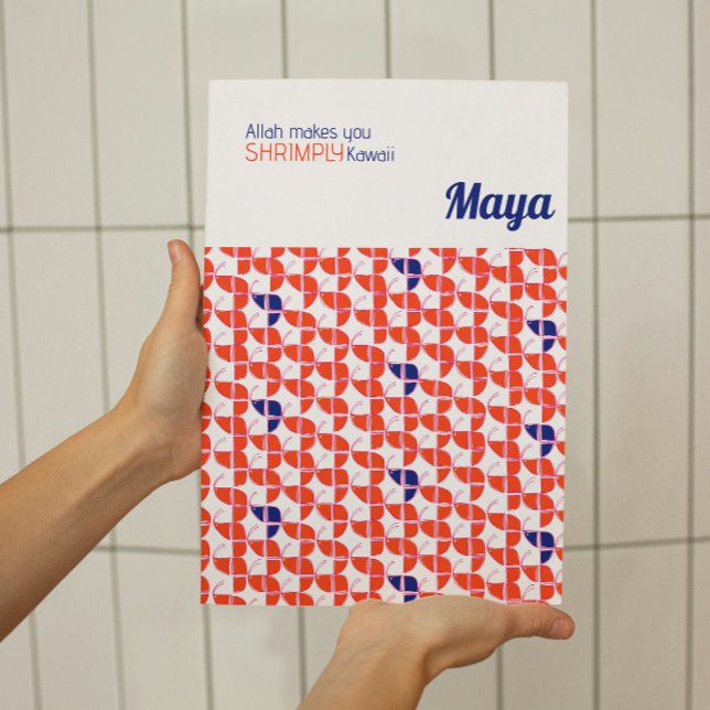 Poster Personalização do Retro Laranja White Nursery Kawa (Criador carregado)