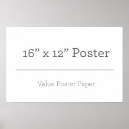 Poster personalizado 16 x 12