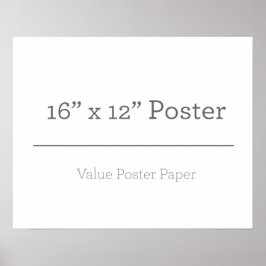 Poster personalizado 16 x 12
