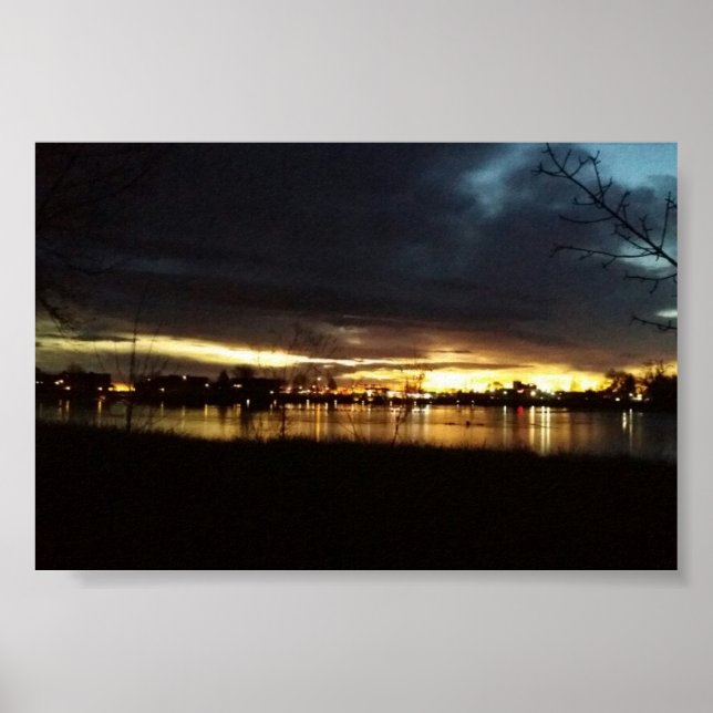 Poster personalizado 16 x 12 (Frente)