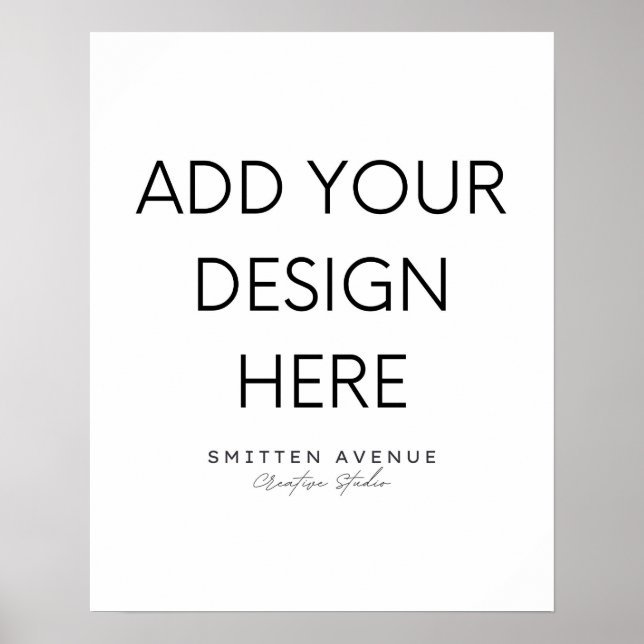 Poster personalizado 16x20 (Matte) (Frente)