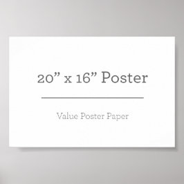 Poster personalizado 20 x 16