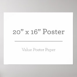 Poster personalizado 20 x 16