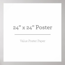 Poster personalizado 24 x 24