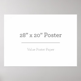 Poster personalizado 28 x 20