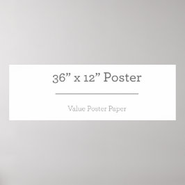 Poster personalizado 36 x 12