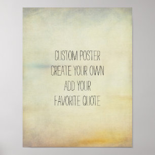 poster personalizado adicione seu próprio estilo d