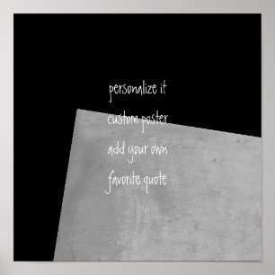 poster personalizado adicione sua própria citação 