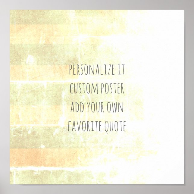 poster personalizado adicione suas faixas de chiqu (Frente)