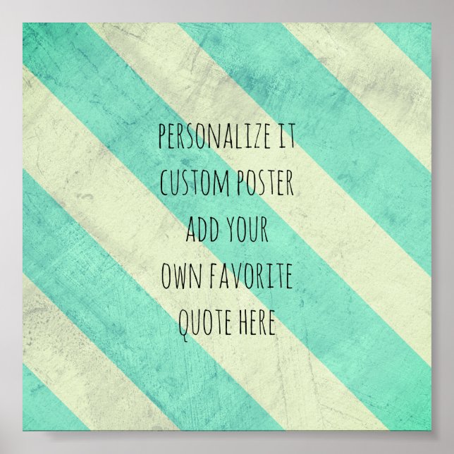 poster personalizado adicione suas faixas de chiqu (Frente)