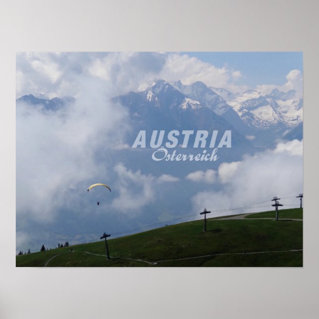 Poster personalizado da Áustria (Frente)