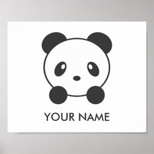 Poster personalizado da panda