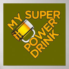 Poster personalizado da Power Drink