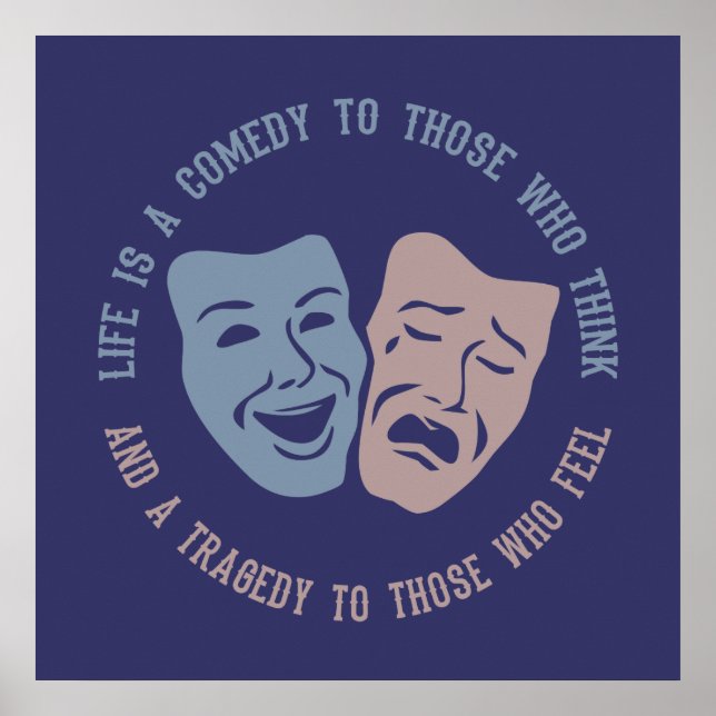 POSTER personalizado de citação do LIFE (Frente)