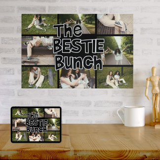 Poster Personalizado de Colagem de Fotografias Bes