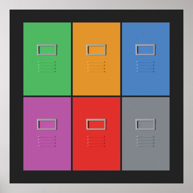 Poster personalizado de Gabinetes de Arquivos (Frente)