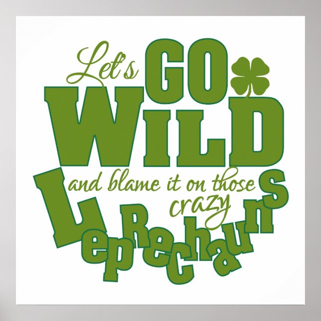 Poster personalizado de Leprechaun (Frente)