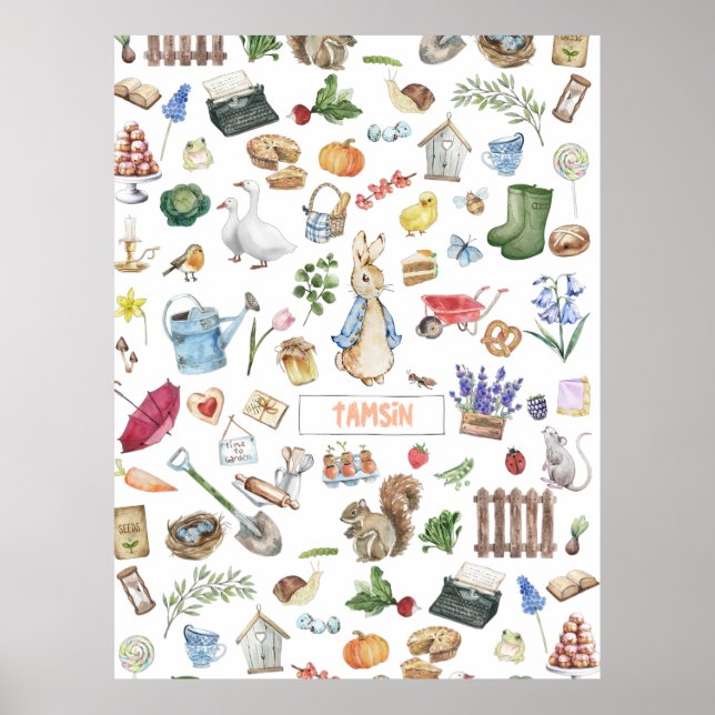 Poster Personalizado de Peter Rabbit (Frente)