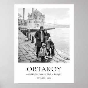 Pôster Personalizado de Viagem com Foto e Detalhes