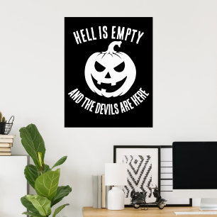 Poster Personalizado do Jack O-Lanterna do Assustador do