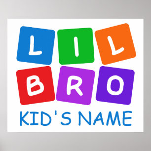 Poster personalizado do Little Bro