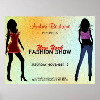 Poster Personalizado do Promocional Boutique de Ap