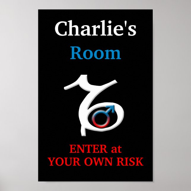 Poster Personalizado do Salão do Capricórnio (Frente)