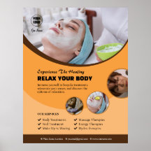 Poster Personalizado do Spa Center