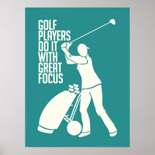 Poster personalizado GOLF PLAYER