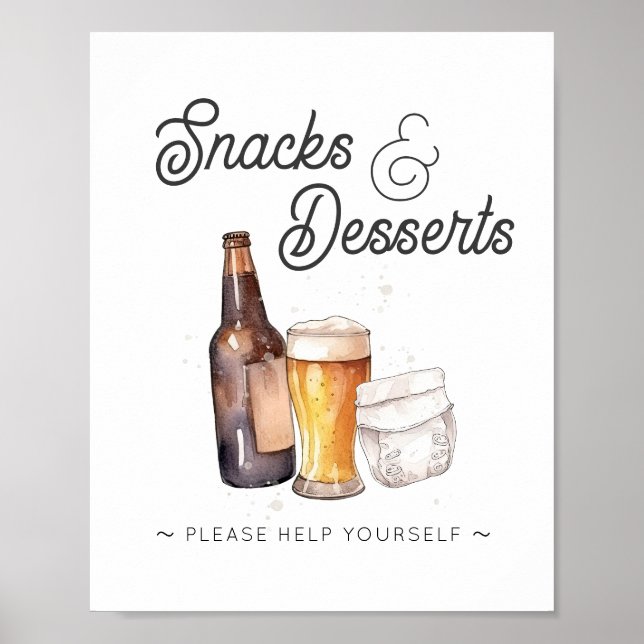 Poster Personalizado para Leah_ Sinal de Lanches e Sobrem (Frente)