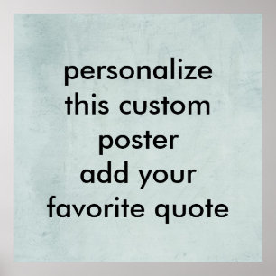 poster personalizado para personalizar com sua pró