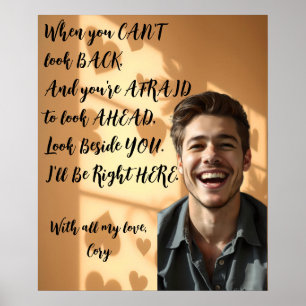 Poster Personalizado Quando Você Tem Medo, Eu Estarei Aqu