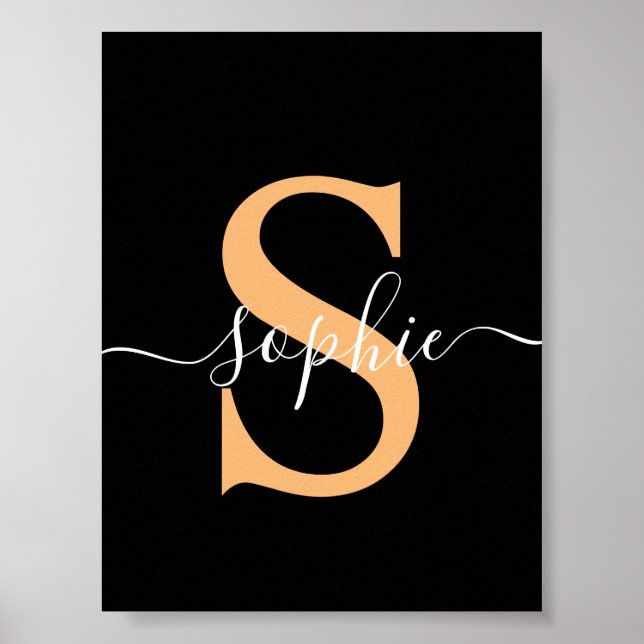 Poster Personalizado Seu Nome, Nome Personalizado, Presen (Frente)