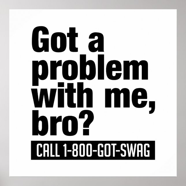 POSTER personalizado SWAG (Frente)