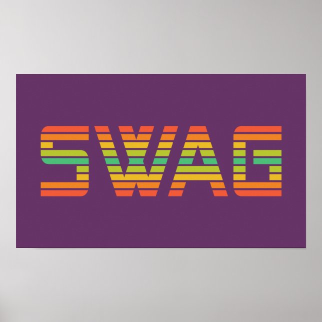 POSTER personalizado SWAG (Frente)