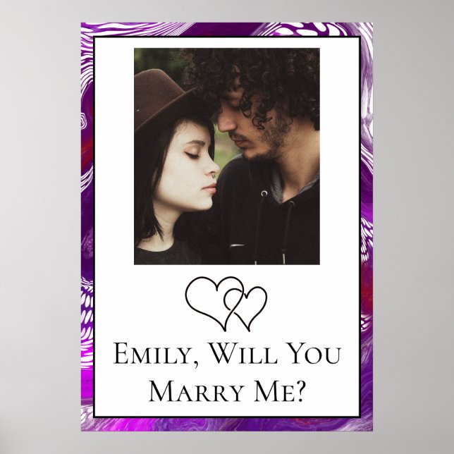 Poster Personalizado Você Me Casado (Frente)