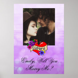 Poster Personalizado Você Me Casado