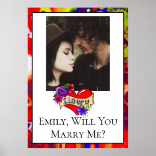Poster Personalizado Você Me Casado