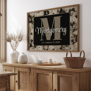 Poster Personalizar a ideia de presente de casamento de p