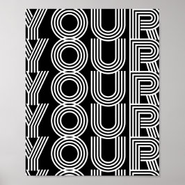 Poster Personalizar a tipografia legal design de texto ne