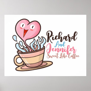 Poster Personalizar café doce