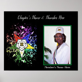 Poster Personalizar Foto da Estrela Oriental